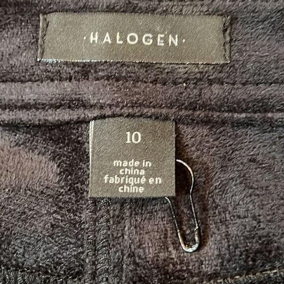 Halogen vegan leather wide leg pants size 10 - Picture 3 of 12